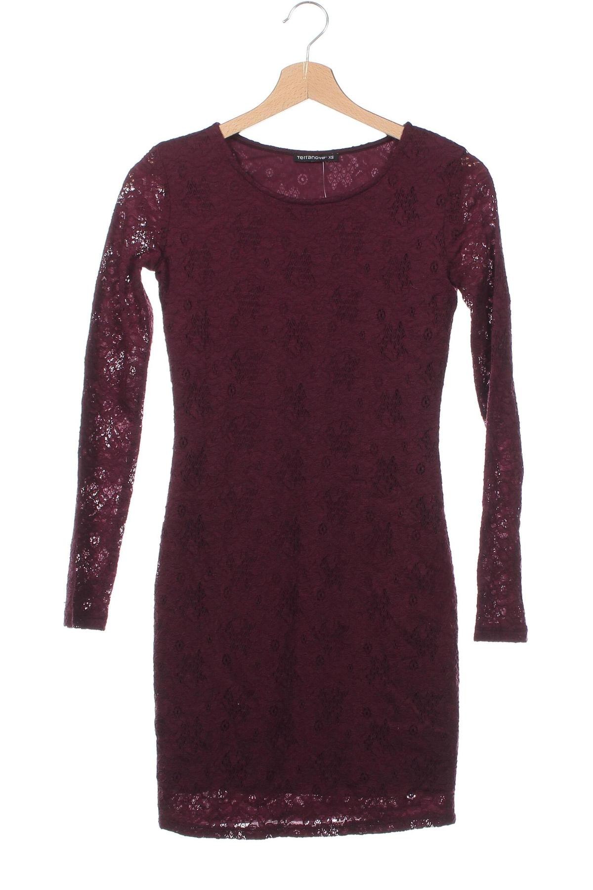 Kleid Terranova, Größe XS, Farbe Rot, Preis € 3,99