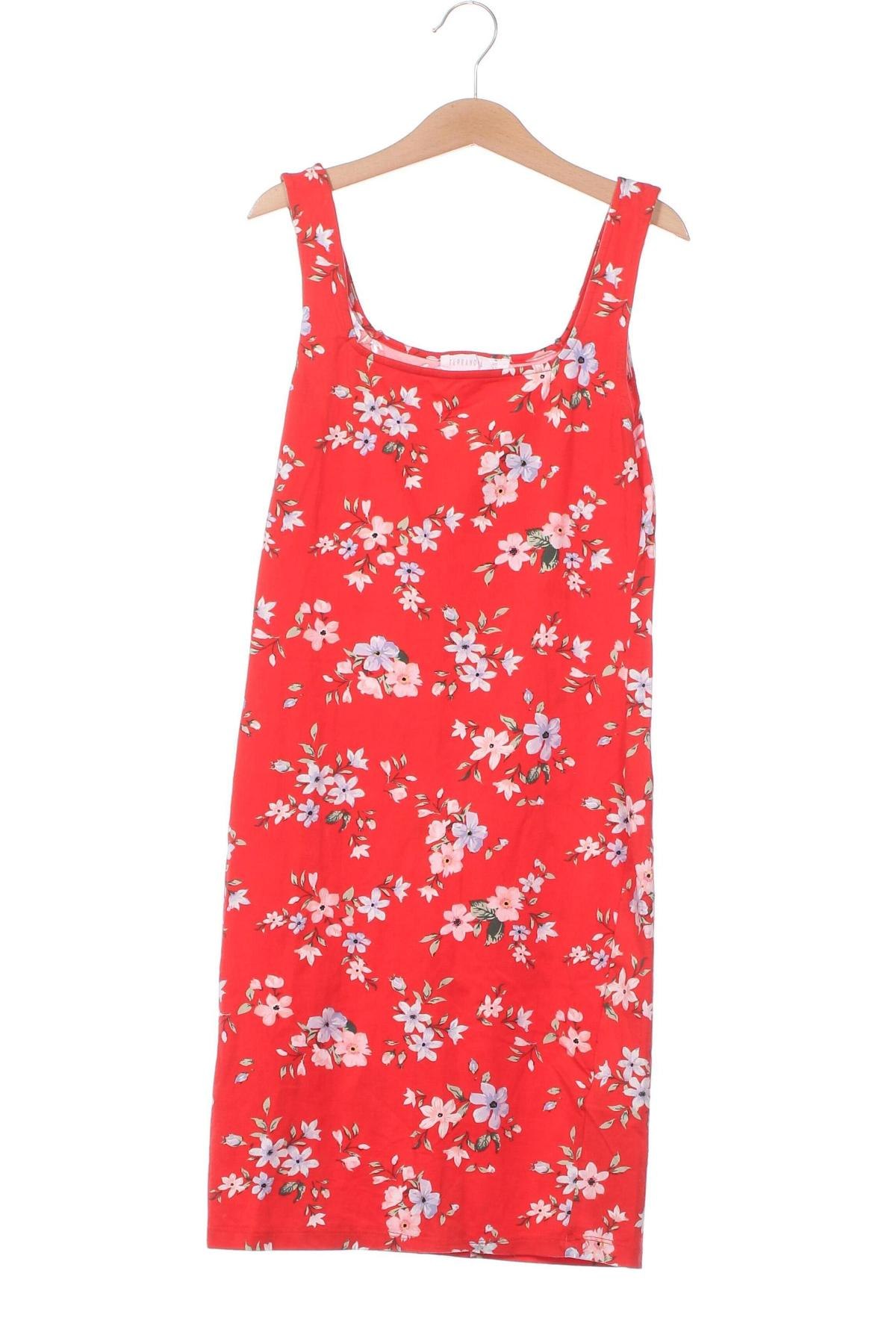 Kleid Terranova, Größe XS, Farbe Rot, Preis 8,99 €