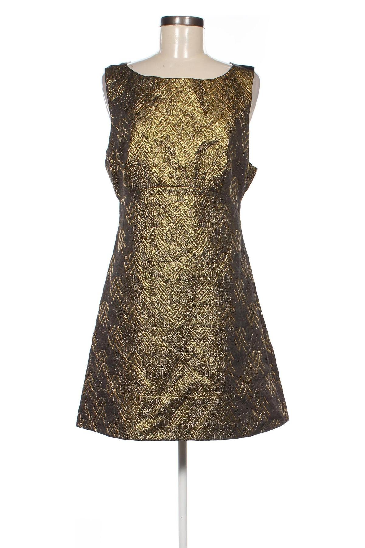 Kleid Unique, Größe L, Farbe Golden, Preis € 36,99