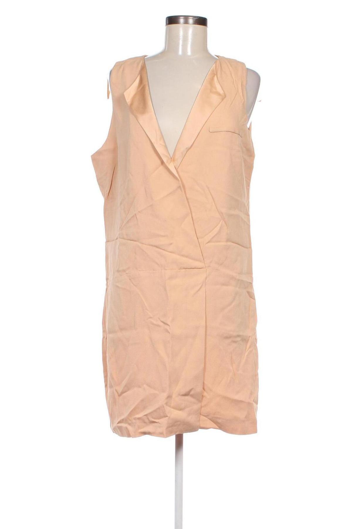 Kleid Zara, Größe L, Farbe Beige, Preis € 18,99