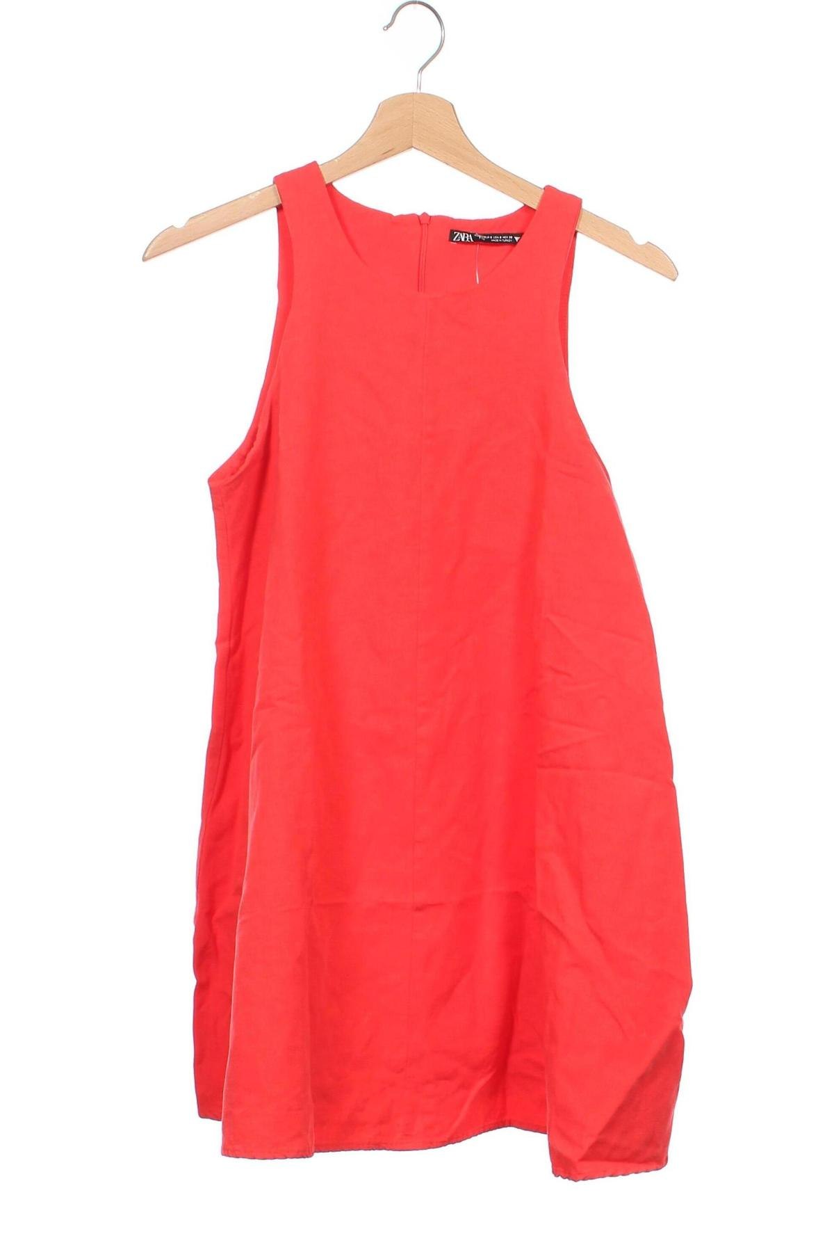 Kleid Zara, Größe S, Farbe Rot, Preis 11,99 €