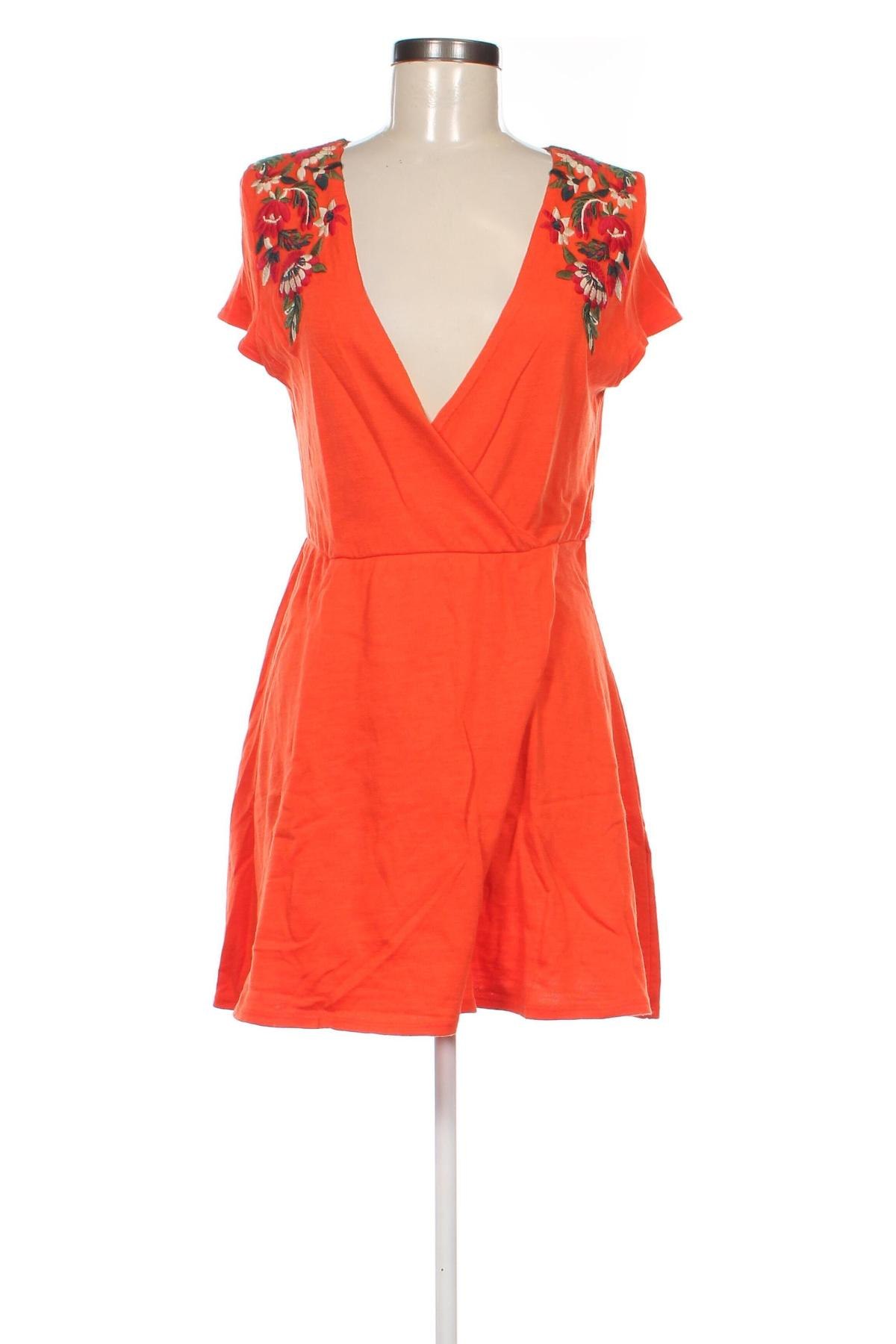 Kleid Zara Knitwear, Größe S, Farbe Orange, Preis € 21,99