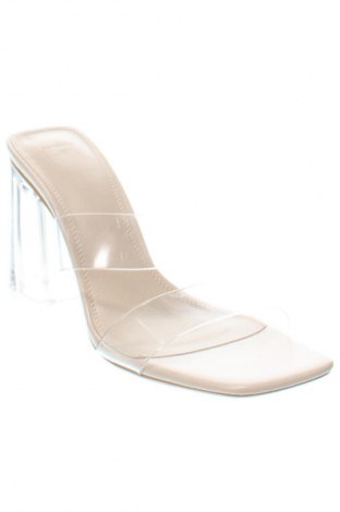 Pantolette Bershka, Größe 39, Farbe Weiß, Preis € 24,99