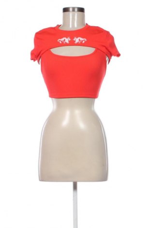 Bluzka damska Bershka, Rozmiar S, Kolor Czerwony, Cena 43,68 zł