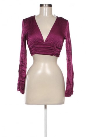 Bluză de femei Pull&Bear, Mărime M, Culoare Mov, Preț 65,99 Lei