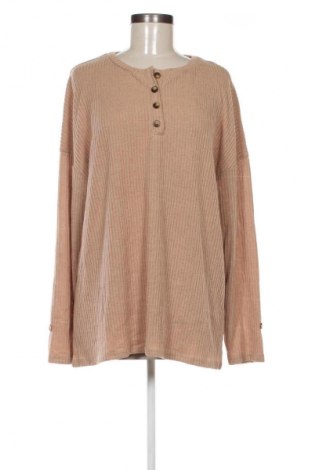 Γυναικεία μπλούζα Unbranded, Μέγεθος XXL, Χρώμα Καφέ, Τιμή 12,99 €