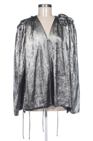 Bluzka damska Unbranded, Rozmiar M, Kolor Srebrzysty, Cena 43,68 zł