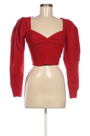 Дамска блуза Zara, Размер S, Цвят Червен, Цена 43,99 лв.