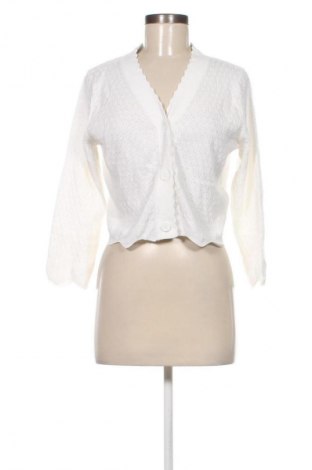 Damen Strickjacke Bpc Bonprix Collection, Größe M, Farbe Weiß, Preis 9,99 €