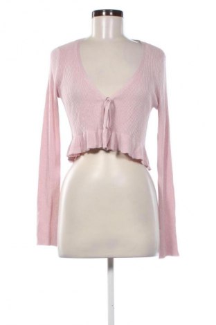 Damen Strickjacke Stradivarius, Größe M, Farbe Aschrosa, Preis € 9,99