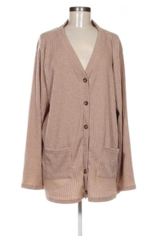 Damen Strickjacke Unbranded, Größe 5XL, Farbe Braun, Preis 20,99 €