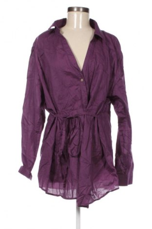 Γυναικείο πουκάμισο Bpc Bonprix Collection, Μέγεθος 4XL, Χρώμα Βιολετί, Τιμή 15,99 €