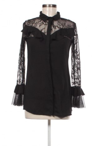 Damenbluse Flamingo, Größe S, Farbe Schwarz, Preis 12,83 €
