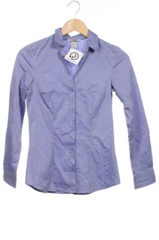 Cămașă de femei H&M, Mărime XS, Culoare Albastru, Preț 86,99 Lei