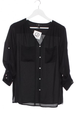 Дамска риза H&M, Размер XS, Цвят Черен, Цена 16,99 лв.