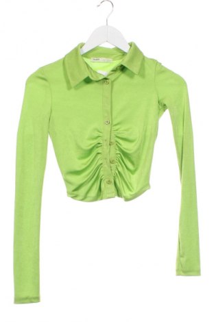 Damenbluse Pull&Bear, Größe XS, Farbe Grün, Preis 17,99 €