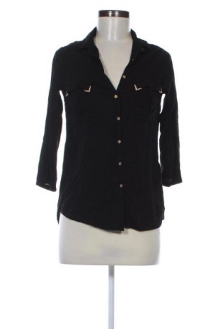 Cămașă de femei Pull&Bear, Mărime S, Culoare Negru, Preț 65,79 Lei