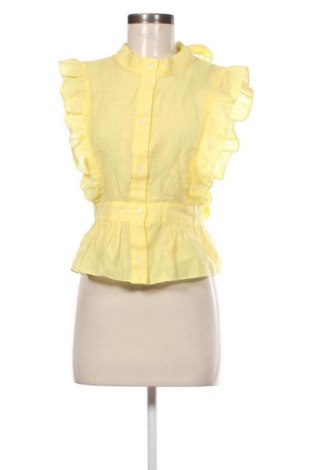 Дамска риза Sandro, Размер M, Цвят Жълт, Цена 47,99 лв.