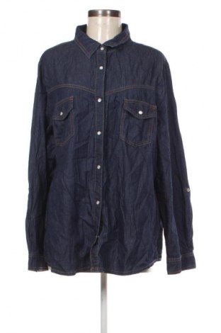 Γυναικείο πουκάμισο Unbranded, Μέγεθος XXL, Χρώμα Μπλέ, Τιμή 15,99 €