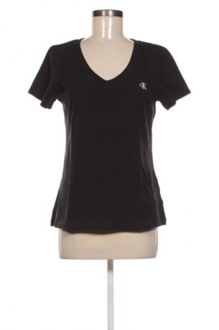 Γυναικείο t-shirt Calvin Klein Jeans, Μέγεθος L, Χρώμα Μαύρο, Τιμή 49,99 €