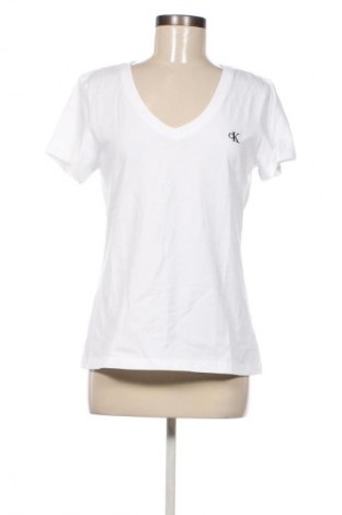 Дамска тениска Calvin Klein Jeans, Размер L, Цвят Бял, Цена 77,99 лв.