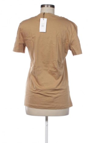 Tricou de femei Calvin Klein Jeans, Mărime L, Culoare Bej, Preț 265,99 Lei