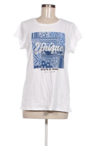 Γυναικείο t-shirt Laura Torelli, Μέγεθος M, Χρώμα Λευκό, Τιμή 14,00 €