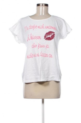 Damen T-Shirt Multiblu, Größe M, Farbe Weiß, Preis € 16,52
