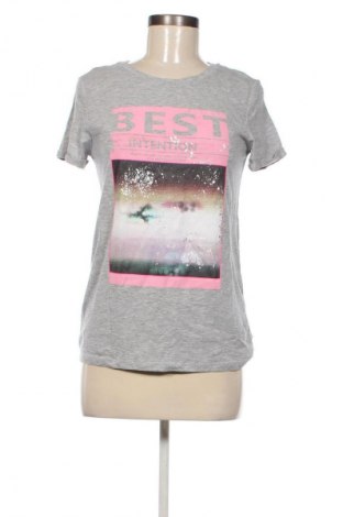 Damski T-shirt Q/S by S.Oliver, Rozmiar S, Kolor Szary, Cena 107,99 zł