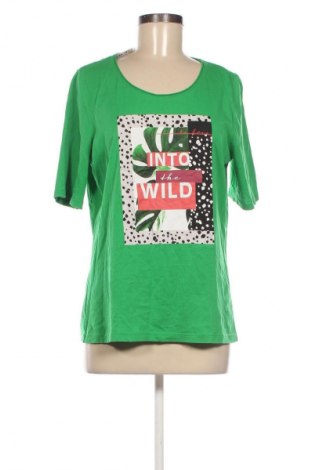Γυναικείο t-shirt S.Oliver, Μέγεθος L, Χρώμα Πράσινο, Τιμή 9,21 €
