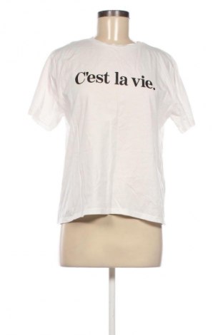 Damen T-Shirt Stradivarius, Größe XL, Farbe Weiß, Preis € 5,99