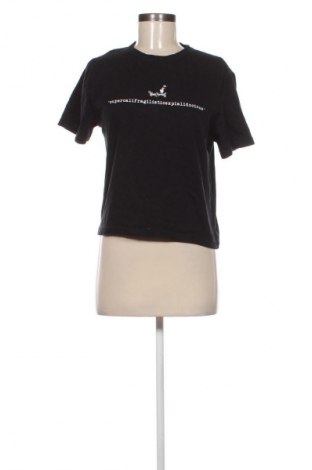 Tricou de femei Zara, Mărime S, Culoare Negru, Preț 31,58 Lei