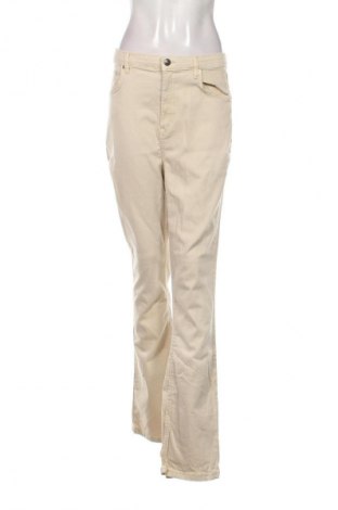 Dámske džínsy  Bershka, Veľkosť XL, Farba Béžová, Cena  14,77 €