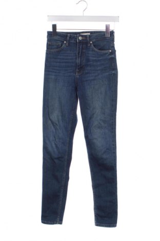 Dámske džínsy  H&M, Veľkosť XS, Farba Modrá, Cena  14,77 €