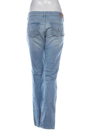 Blugi de femei Hollister, Mărime L, Culoare Albastru, Preț 72,99 Lei