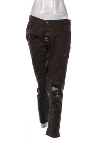 Damskie jeansy Unbranded, Rozmiar L, Kolor Zielony, Cena 66,67 zł