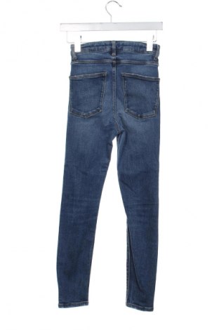 Blugi de femei Zara, Mărime XS, Culoare Albastru, Preț 71,05 Lei