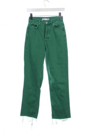 Damen Jeans Zara, Größe XS, Farbe Grün, Preis € 13,80