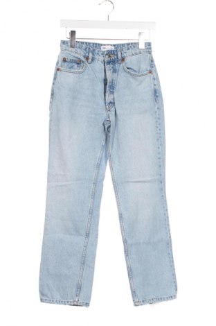 Дамски дънки Zara, Размер XS, Цвят Син, Цена 30,07 лв.