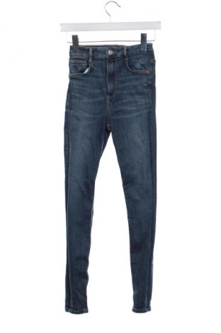 Γυναικείο Τζίν Zara, Μέγεθος XXS, Χρώμα Μπλέ, Τιμή 13,81 €