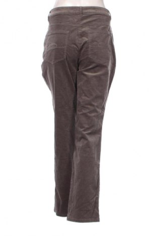 Pantaloni de velvet de femei Adagio, Mărime XL, Culoare Gri, Preț 76,00 Lei