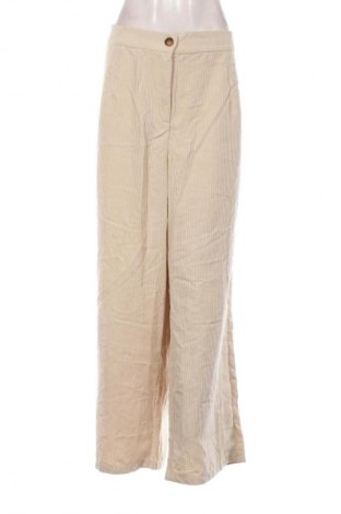 Pantaloni de velvet de femei SHEIN, Mărime 4XL, Culoare Bej, Preț 100,99 Lei