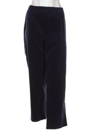 Pantaloni de velvet de femei Unbranded, Mărime XXL, Culoare Albastru, Preț 86,28 Lei