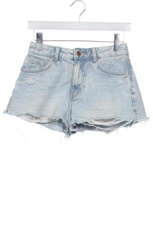 Damskie szorty Bershka, Rozmiar XS, Kolor Niebieski, Cena 43,68 zł