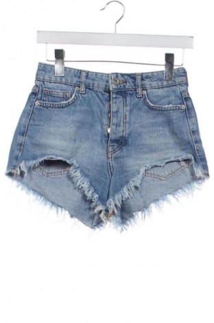 Damskie szorty Bershka, Rozmiar XS, Kolor Niebieski, Cena 43,99 zł