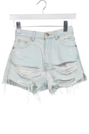 Damskie szorty Pull&Bear, Rozmiar XXS, Kolor Niebieski, Cena 43,68 zł