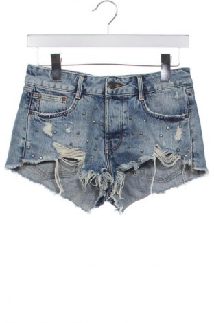 Damskie szorty Zara, Rozmiar XS, Kolor Niebieski, Cena 29,99 zł