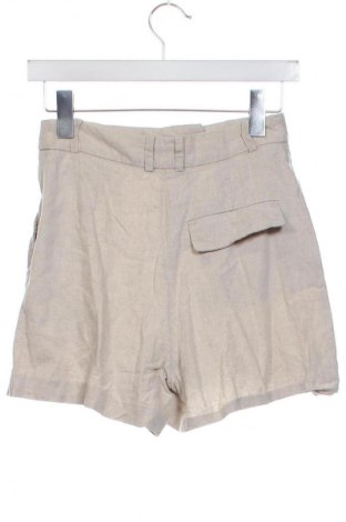 Дамски къс панталон Zara, Размер XS, Цвят Бежов, Цена 19,99 лв.