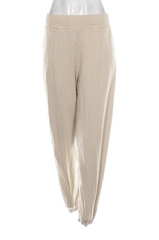 Pantaloni de femei Bershka, Mărime S, Culoare Bej, Preț 100,99 Lei