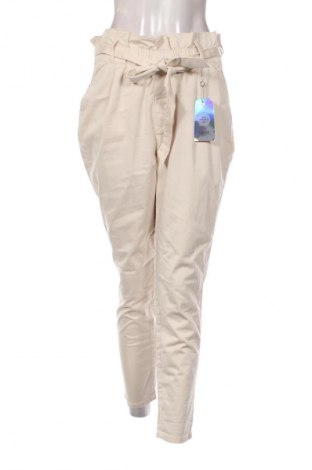 Pantaloni de femei Cartoon, Mărime L, Culoare Bej, Preț 158,99 Lei